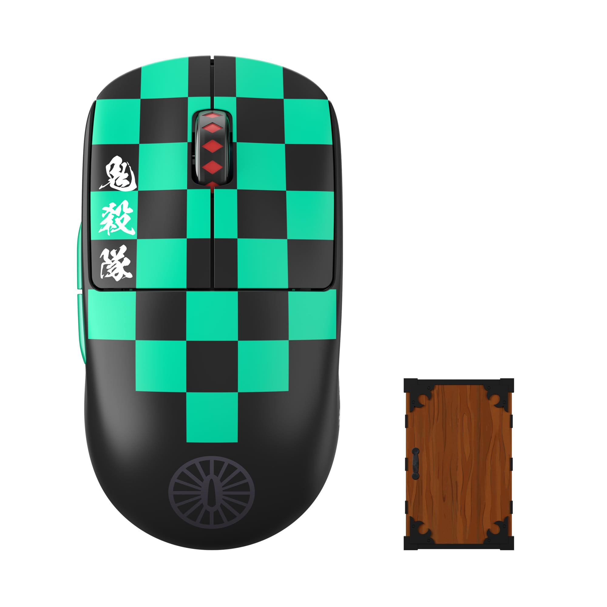 

Pulsar Gaming Gears Tanjiro Kamado 4K Speical Pack X2V2 Wireless Gaming Mouse Ultra Light 54g Symmetrical 2.4Ghz 1ms 26000 DPI Optical Sensor PAW3395