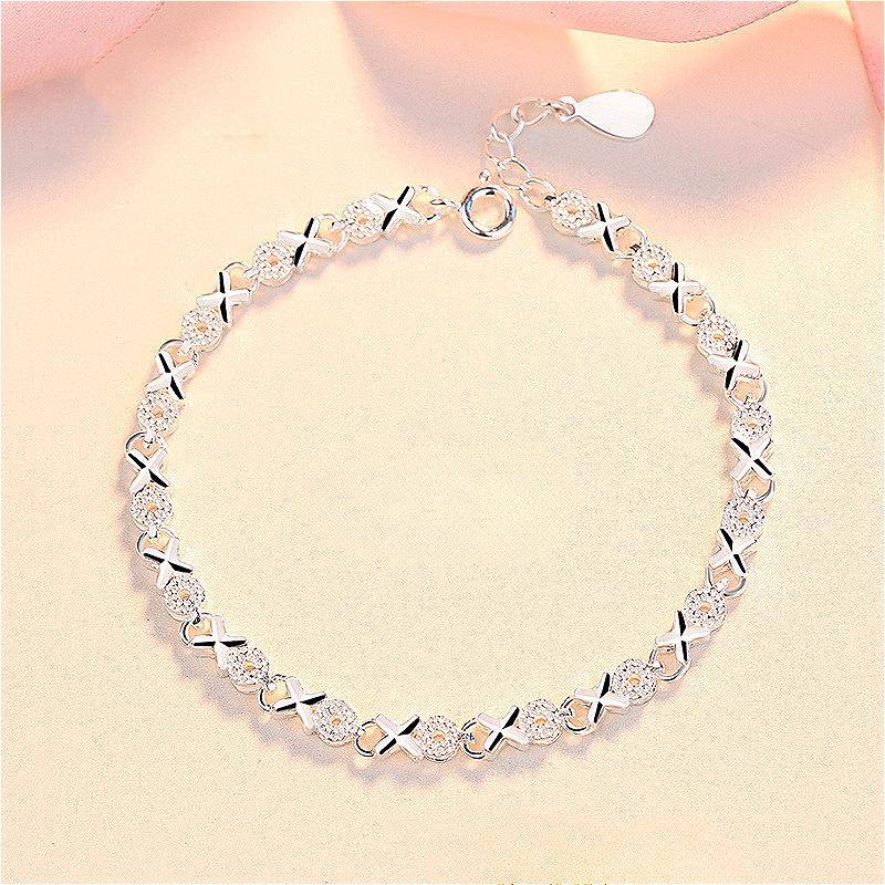 Fashion 925 Silver Bracelets for Women Simple Korean Multi Layer Coil Adjustable Bracelets Party Wedding Jewelry Gifts