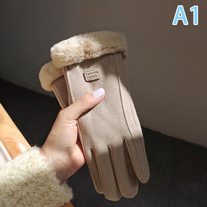 

Новые женские зимние теплые перчатки для улицы, утолщенные ветрозащитные и морозостойкие перчатки для сенсорных экранов, спортивные перчатки для велоспорта A1