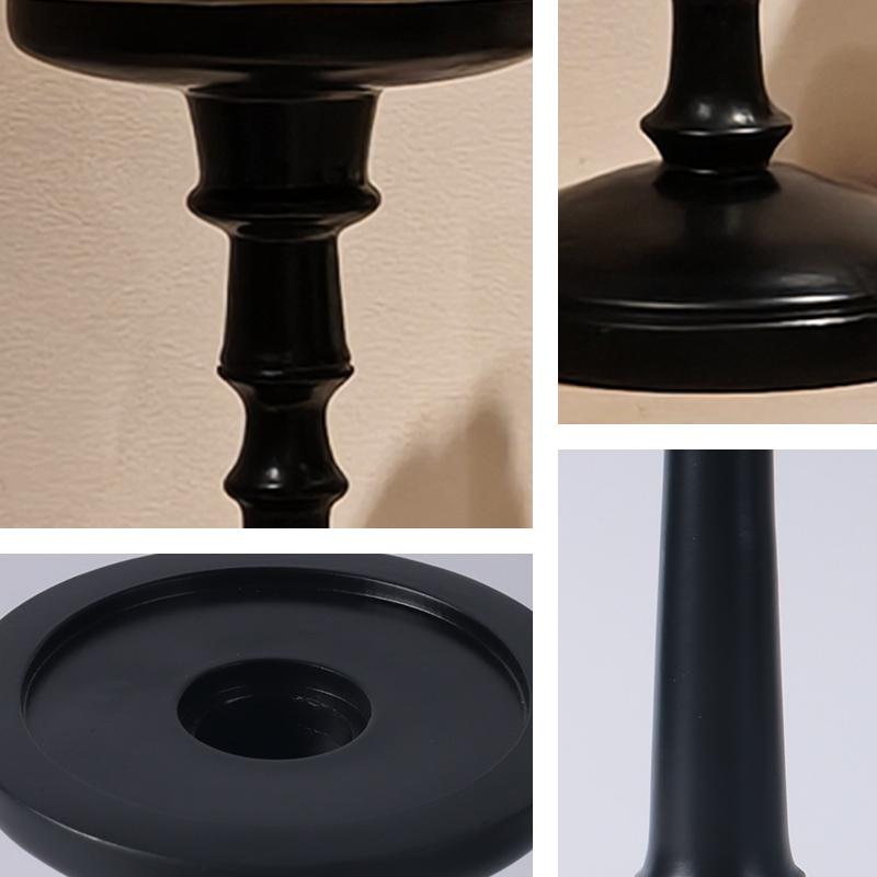 Minimalistische Säulenleuchter Skulptur Heimdeko Harz Kerzenhalter für Schlafzimmer, Wohnzimmer und Arbeitszimmer