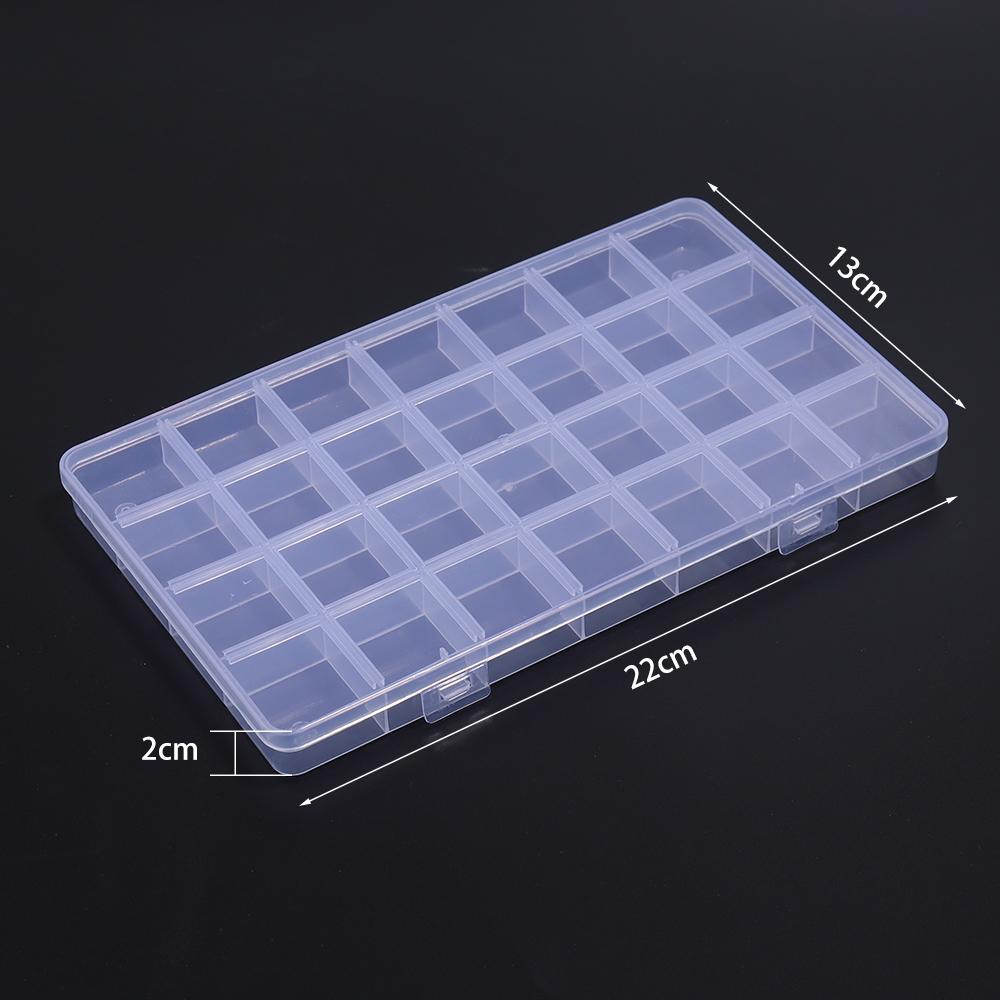 1pcs Transparent Plastic Storage Box Multifunctional Jewelry Box For Jewelry Organizer Storage Small Item Supplies Container Box