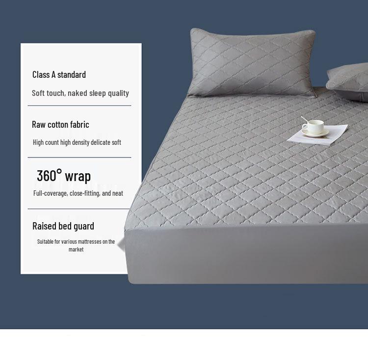 Waterproof Quilted Fitted Sheet: Machine Washable Incontinence Mattress Protector & Topper for US Standard Beds