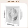 Bathroom Exhaust Fan Installation Lightweight Decorative Ventilation for Household