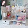 Multi-Functional Desktop Corner Pegboard Organizer with Drawer