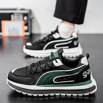 Fashion Men's Niche Low Top Casual Thick Sole Sports Shoes 2025 Autumn New Mesh Breathable Comfortable Fashion Versatile Chunky sneakers