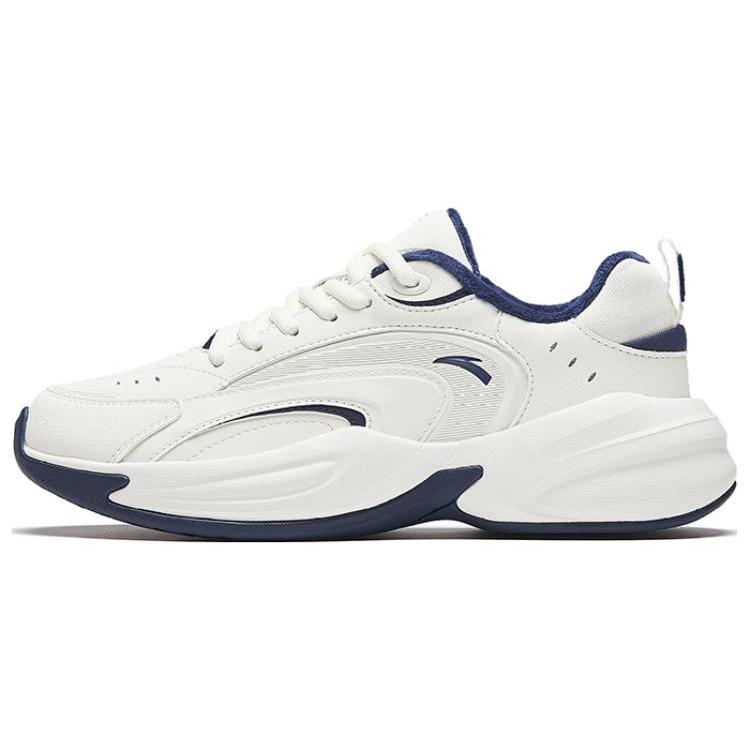 

New Anta ACE Durable Breathable Low Top Chunky Sneakers Women s White 922338802-5 36.5