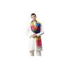 Weavers Villa Poly Silk Multicolored Ethnic Woven Dupatta For Men ( . Mtrs)