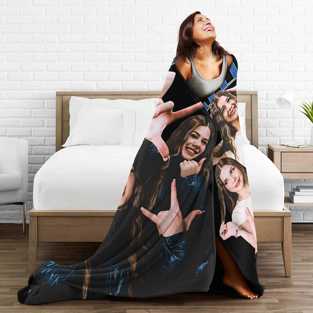 Zahide Flannel Blanket Winter Singer Soft Durable Bedding Throws for Kids Couch Bed Novelty Bedspread Sofa Bed Cover