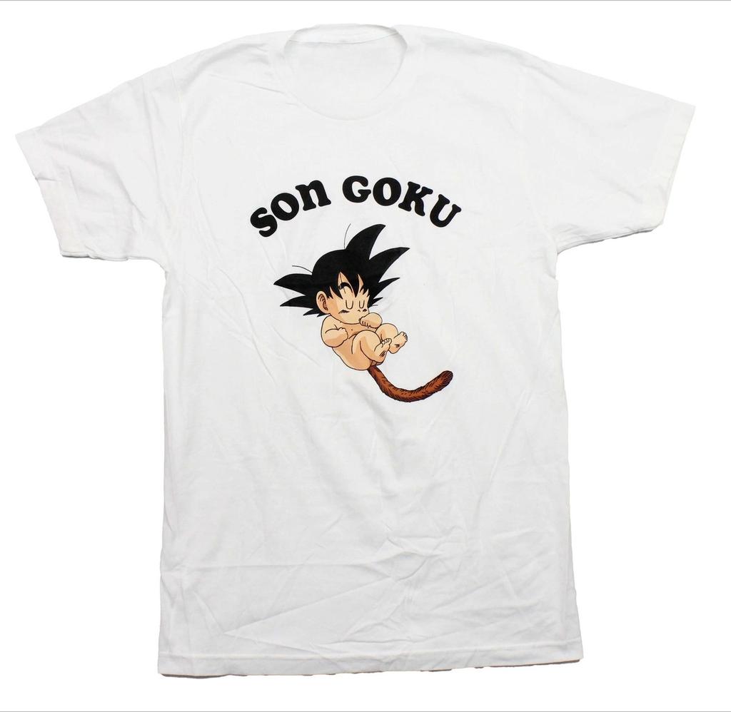 Dragon Ball Z New Adult TShirt Son Goku Sucking Thumb Image Highend Luxury Unisex Style Both of Unisex and Women