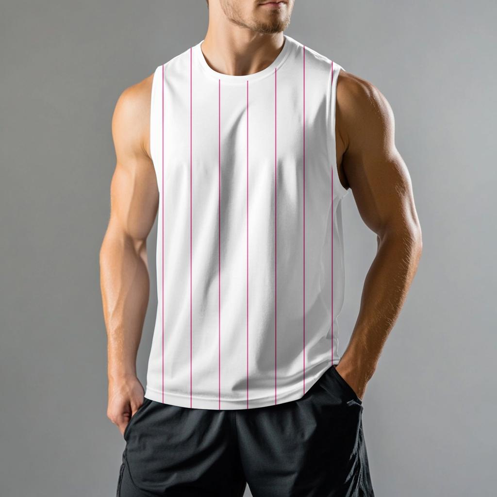Men's Fashion Printed Sports Casual Sleeveless Vest