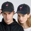 Animal Embroidery Flamingo Baseball Caps For Men Women Retro Soft Washed Cotton Dad Hat Snapback Cap  Dropshipping