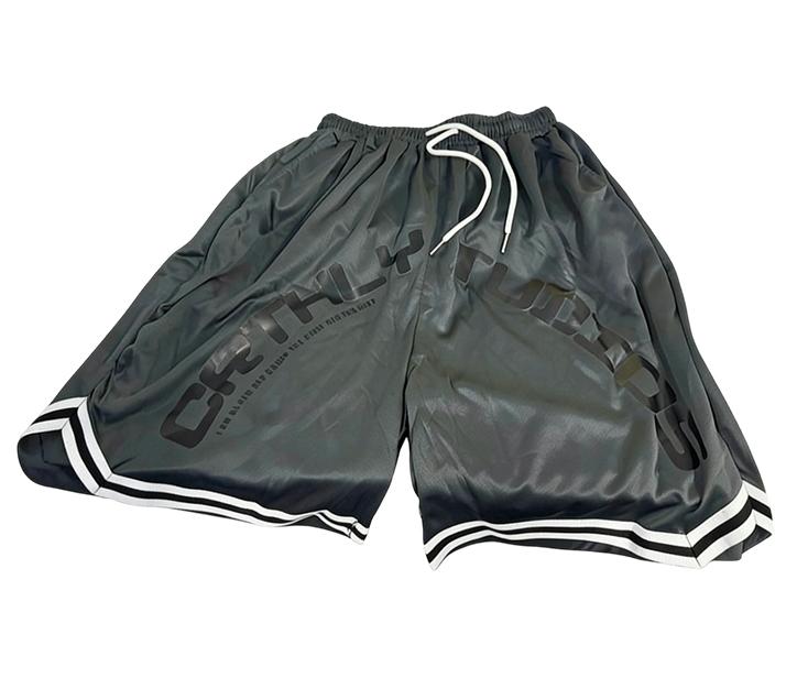 Men's Casual Loose Fit Graphic Print Sports Shorts with Elastic Waistband, Breathable Summer Wear