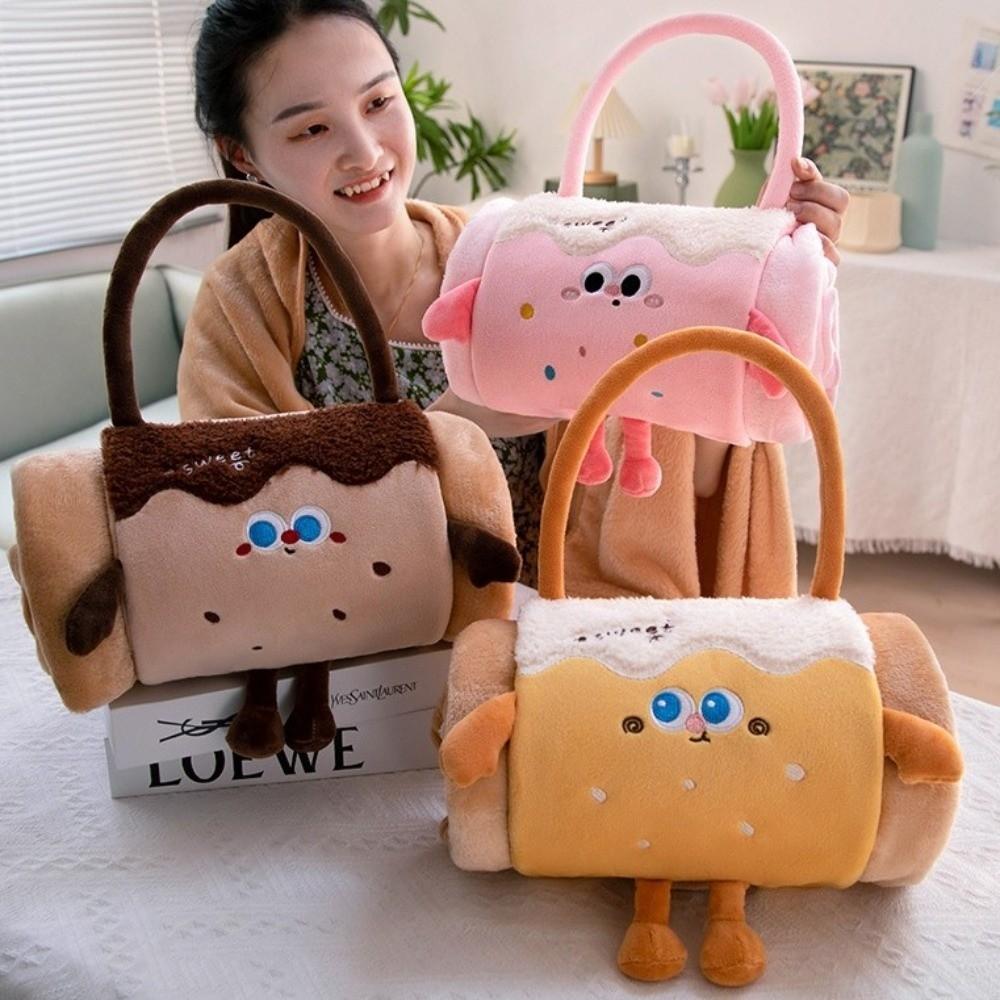 Warm Cartoon Doll Blanket Comfortable Lunch Break Blanket Air Conditioning Blanket Office Home