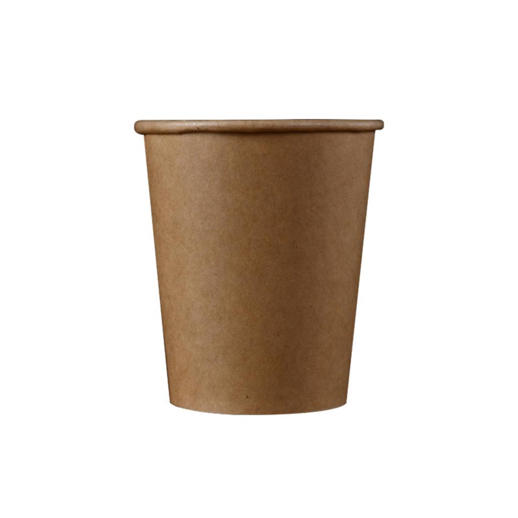 Kraft Paper Cup Disposable Water Cup Food Grade Thick Household Hot And Cold Drink Coffee Cup Anti-scalding High Temperature Resistant