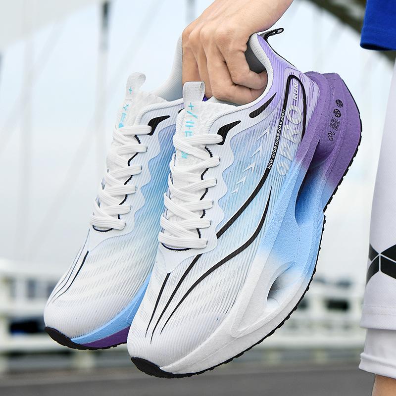 Parent-child Sports Shoes Racing Shock Absorption Marathon Red Rabbit 9PRO Male and Female Adolescent Students Carbon Plate Breathable Mesh Shoes