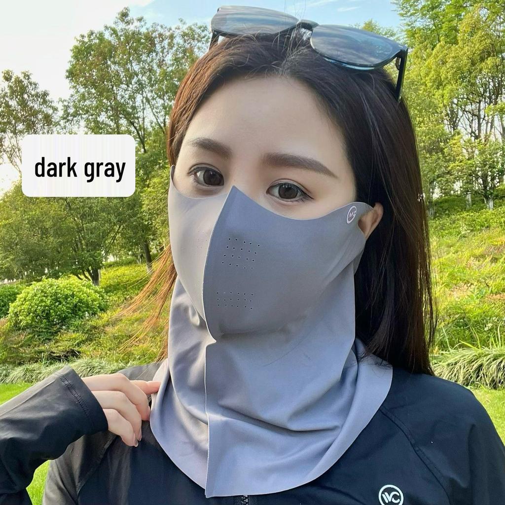 Women’s Anti-UV Breathable Ice Silk Face Mask - Sunshade and Eye Corner Protector 3D Hat