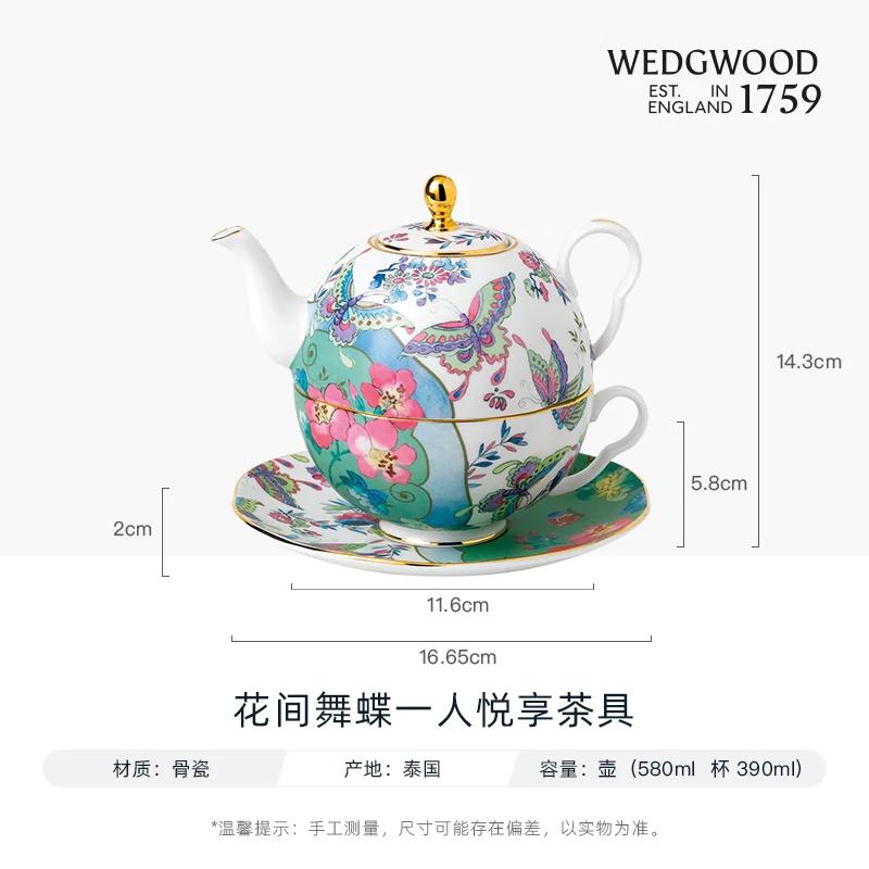 Wedgwood Butterfly Bloom Tea Cup & Saucer Set