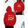 Men's casual holiday hoodie with drawstring – made of comfortable polyester, machine washable