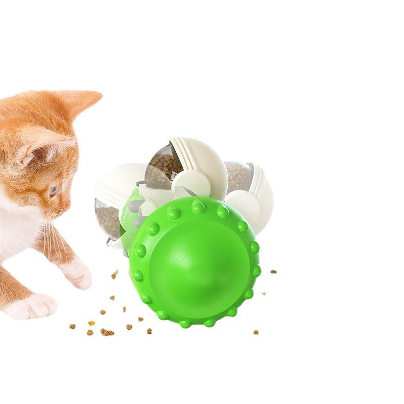 New Dog Toy: Balance Car Tumbler & Slow Feeder