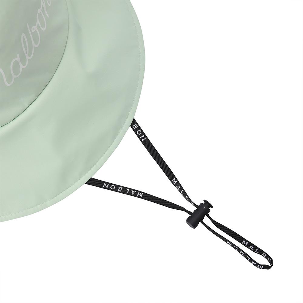 MALBON GOLF Basic Lettering Waterproof Bucket Hat Light Mint