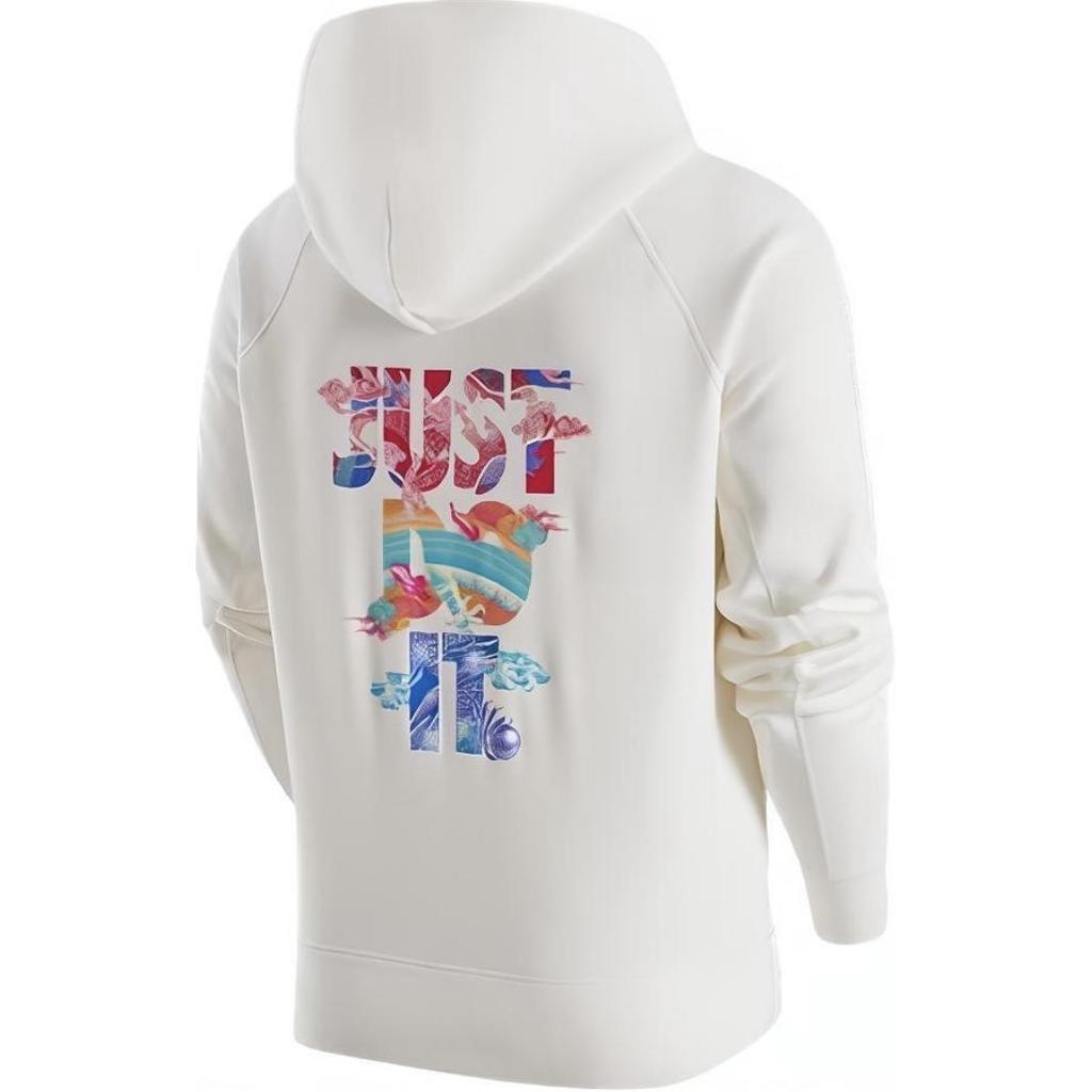 Nike Dragon Rising New Year Series Cny Logo Pattern Embroidered Fleece Pullover Hoodie Men hoodies Sail FZ6373-133(TEAM378-HLDJ-X1)