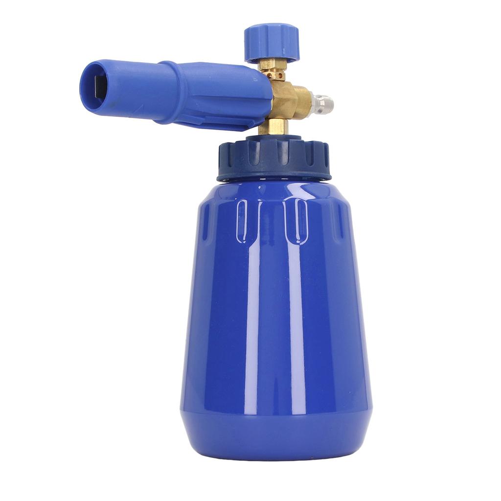 Generatore di Schiuma 1L 4000psi Spruzzatore Regolabile ad Alta Pressione Lavatrice Lattina 14 pollici NPT Connessione Rapida Blu