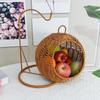 with Handle Imitation Vine Weaving Basket Hand Woven Basket  Desktop Clutter Sorting Box