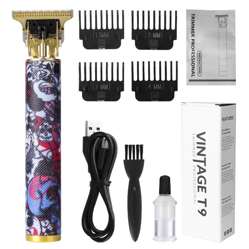 Universal T9 Electric Retro Hair Clipper for Precision Designs