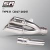 For Rebel 500 300 CM500 CM300 CMX500 CMX300 2017 - 2023 Motorcycle Exhaust Pipe Escape Moto