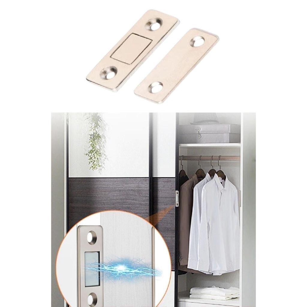 8 Pieces Magnetic Cabinet Door Holder Sliding Wardrobe Drawer Furniture Stopper Closer Magnet 8 Pcs.