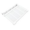 Spannstangenregal 14,2 Zoll Breite Nagelfreies erweiterbares Lagerregal für Schrank Garderobe 30 bis 40 cm / 11,8 bis 15,7 Zoll