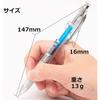 Pentel Ballpoint Pen Gel Ink Gel Infree 0.5mm Clear Shaft BLN75TL-C Blue 10pcs