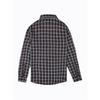 Men's Striped Plaid Casual Loose Button Lapel Long Sleeve Jacket