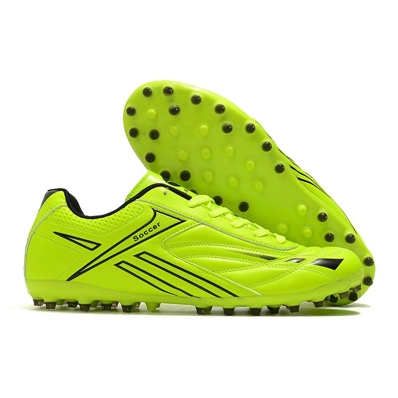 New Unisex Large Size Adult Training Game Sneakers Indoor Outdoor Lawn Youth Student Sport Soccer Shoes 39-45#
