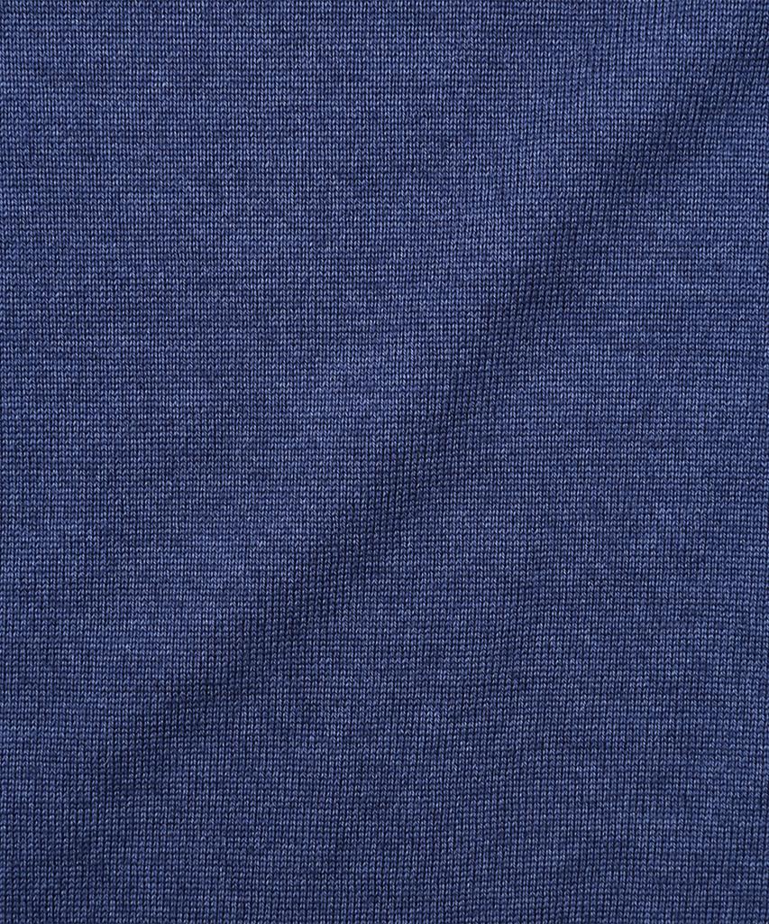 PANICALE Crew Neck Wool Sweater [Blue]