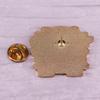 Strong Tortoise Elf Enamel Pin Kawaii Cute Cuckold Marine Animal Golden Medal Brooch Video Game Fans Badge Gifts
