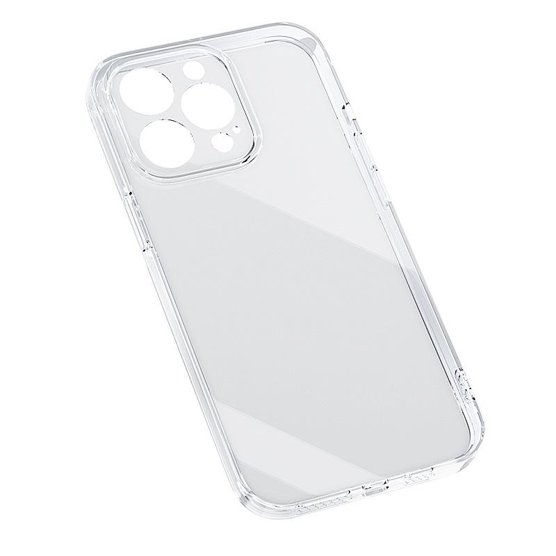 Transparent Soft Shell Case for iPhone 13, 14, 15, 16, and 17: Ultra-Thin, Anti-Fall, Four-Corner Protection