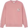 New MLB MONOGRAM New York Yankees Sweatshirt Unisex Hemp Pink 3AMTM1544-50PKM
