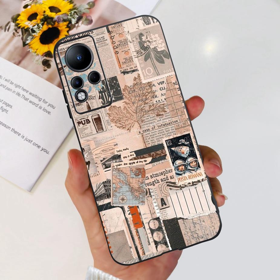 For Infinix Note 11 Case X663 X663B Cute Fashion Painted Cover Case For Infinix Note 12 Note12 Note11 X663C Soft TPU Fundas Capa