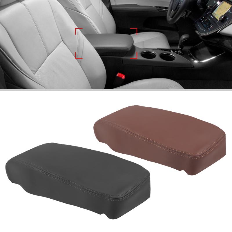 Black /Brown Console Lid Armrest Protect Cover For Toyota Avalon 2013 2014 2015 2016 2017 2018 Car Interior Replace Accessories