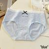 Girls' Pure Cotton Breathable Briefs, Mid-Waist with Sweet Bowknot, Antibacterial & Comfortable, Full Cotton, Extended Crotch