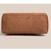 IELGY Autumn Winter Bowling Bag Boston Bag Suede Pillow Bag