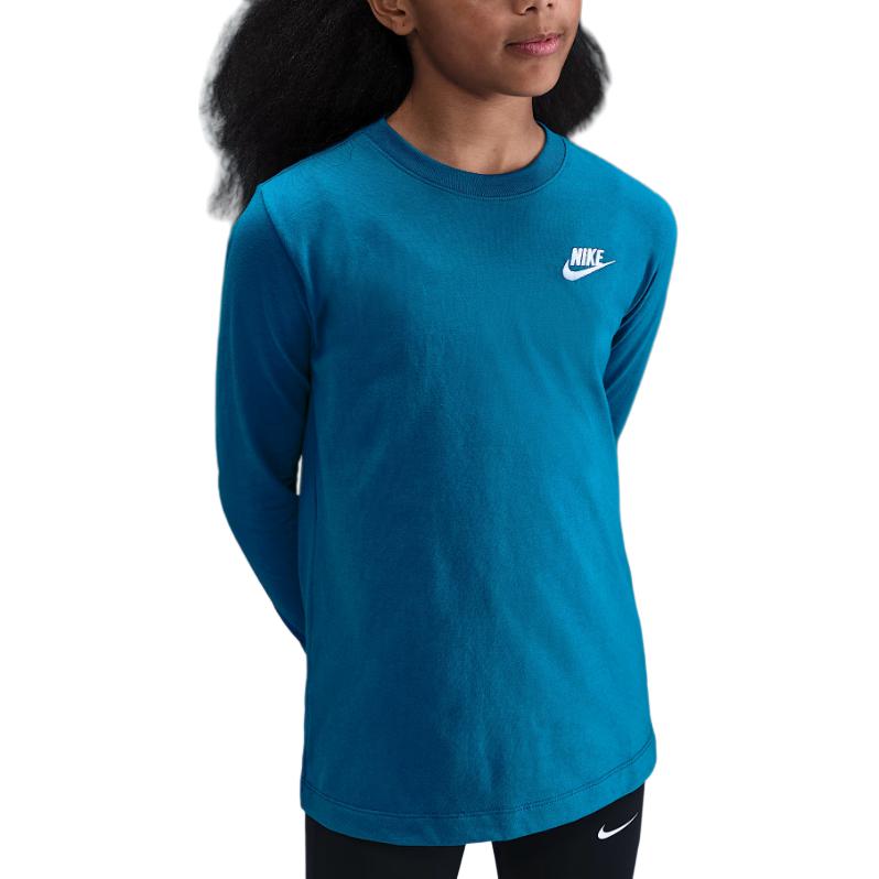 

Nike Kids T Shirts Crew Neck Moderate FZ4946-301 XL