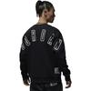 Jordan Printed Fleece Crew Neck Casual Sweatshirt Men Tops Black FB7020-010