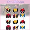 Kleurrijke Deadpool en Wolverine Papieren Brillen Voor Unieke Foto Booth Props
