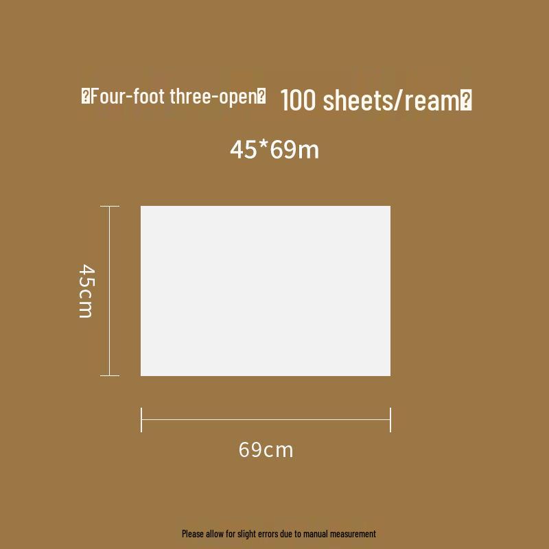 100 Sheets Calligraphy Brush Practice Paper - Semi-Ripe Xuan for Beginners & Chinese Painting