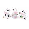 4Pcs Auto Cute Anime Plastic Cartoon Little Cow Car Accessories Gift Interior Hanging Ornament Rear View Mirror Decorations
