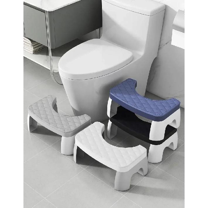 Household Toilet Squatting Stool Removable Non-slip Adult Toilet Seat Portable Thickened Foot Step Stool Bathroom Accessories
