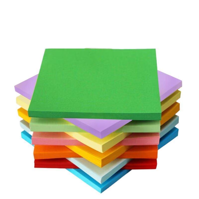 Colorful Origami and Craft Paper for Students - DIY Materials for Cutting and Handmade Projects