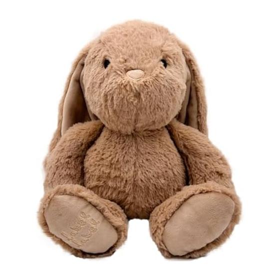Edute stuffed toy, co-sleeping, gentle touch, gives a sense of security, emotional development, tactile stimulation, rabbit labellabel label label